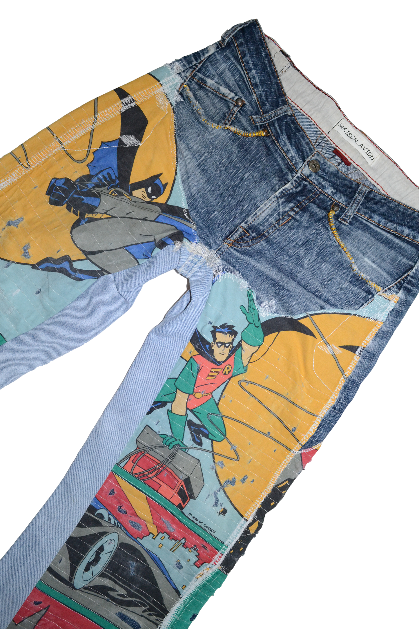 BATMAN & ROBIN REWORKED DENIM PANT W32L32