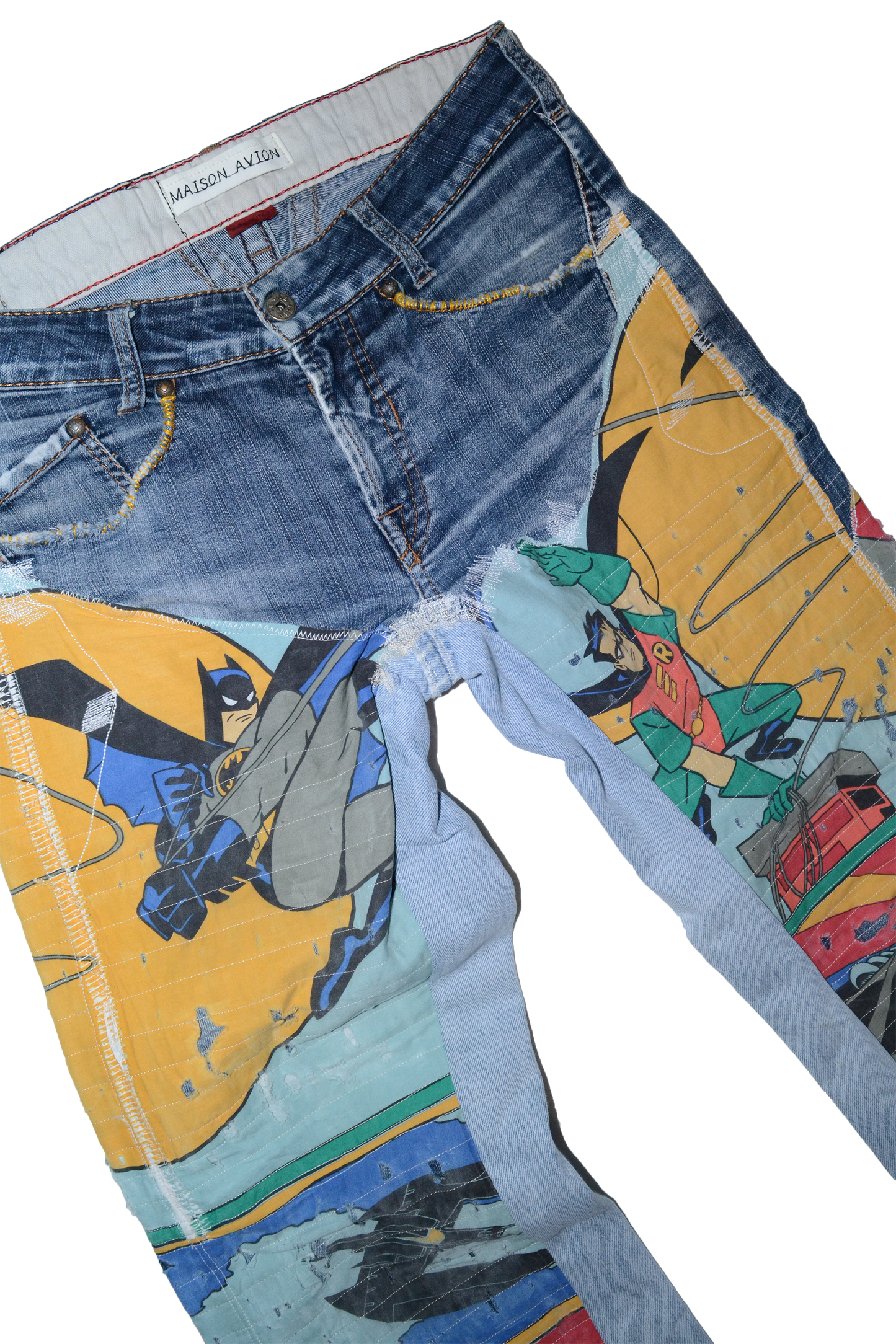 BATMAN & ROBIN REWORKED DENIM PANT W32L32