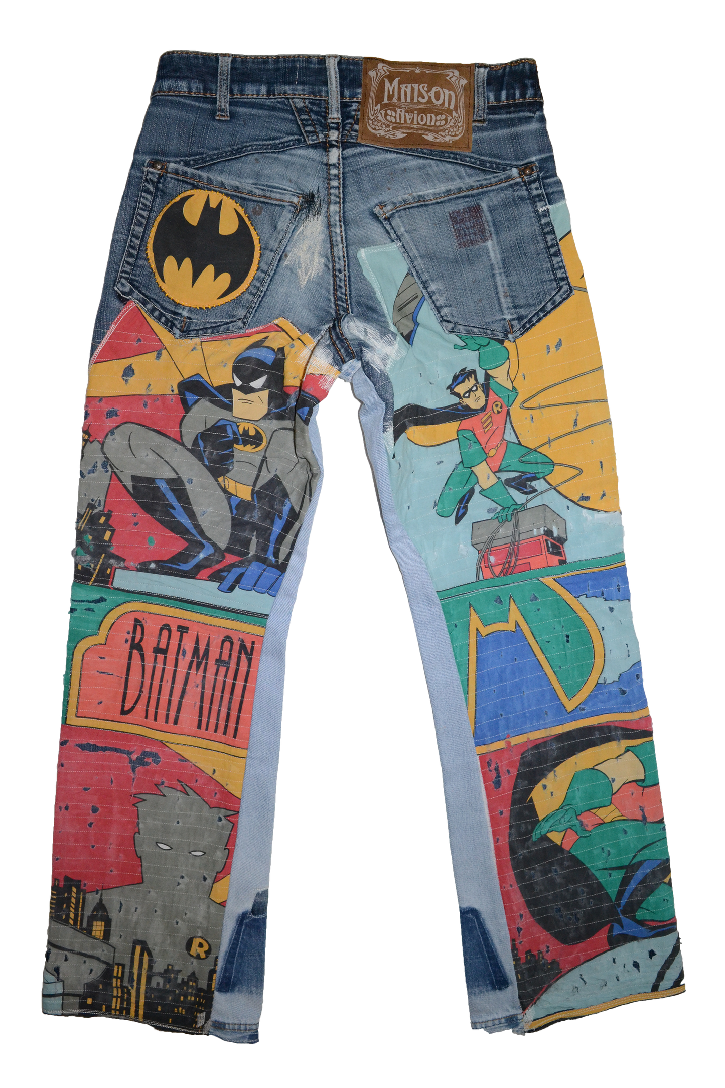 BATMAN & ROBIN REWORKED DENIM PANT W32L32