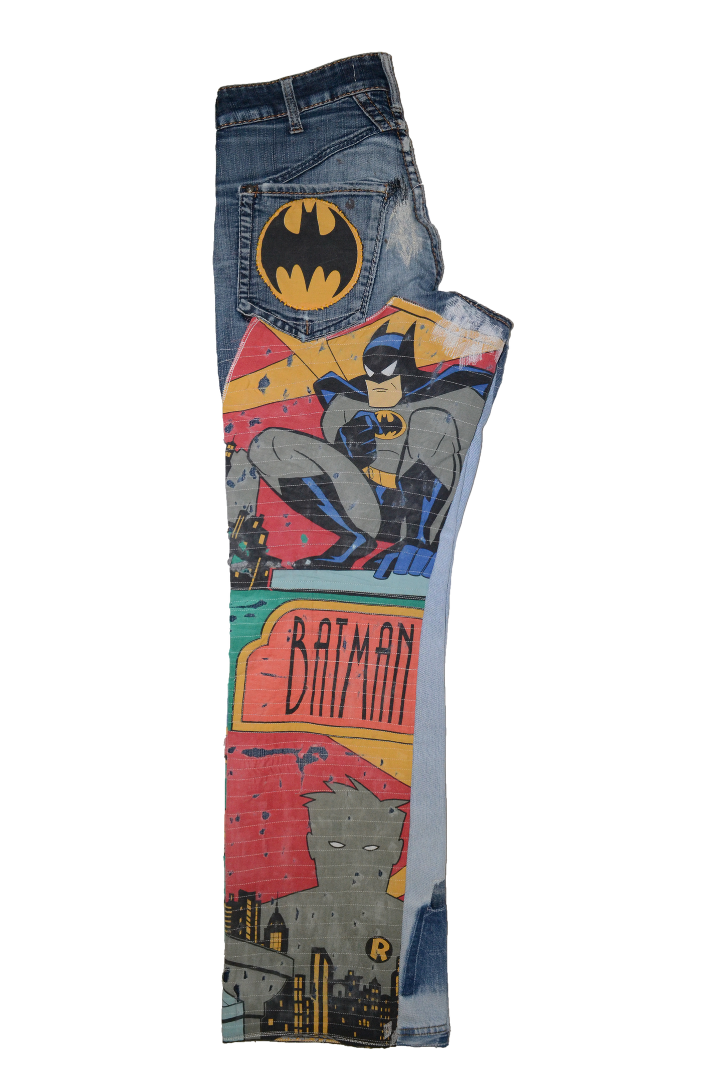 BATMAN & ROBIN REWORKED DENIM PANT W32L32